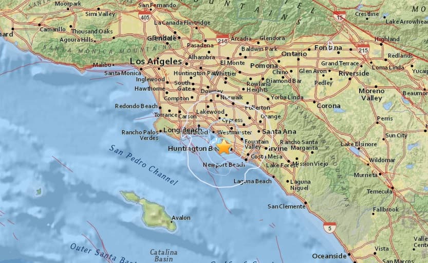 Temblor de magnitud 3.1 sacudió el sur de California