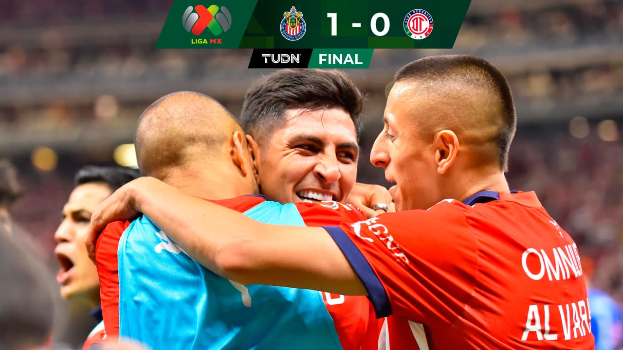 Toman ventaja... Chivas vence a Toluca con golazo de 'Pocho' Guzmán