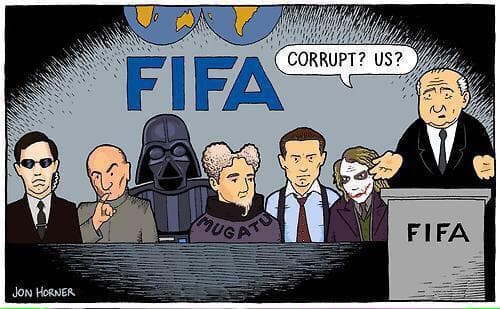 La FIFA está metida en tremendo escándalo de corrupción.