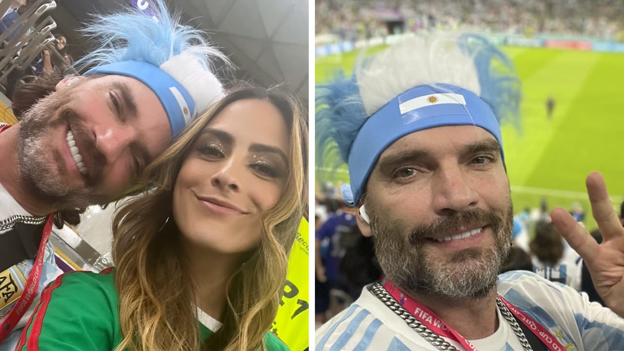 Julián Gil llora en pleno partido de Argentina vs. México