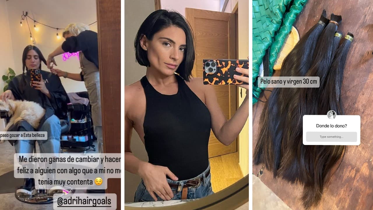Ana Brenda Contreras compartió el proceso de su nuevo look.