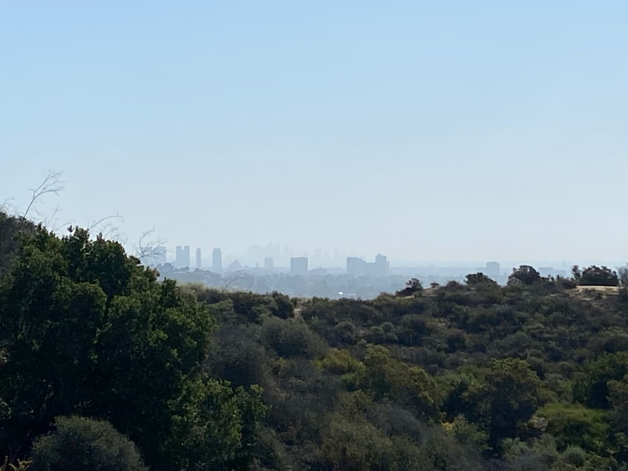 La vista de la ciudad de Los Ángeles en los primeros miradores son solo un adelanto de lo que te espera en las próximas paradas.