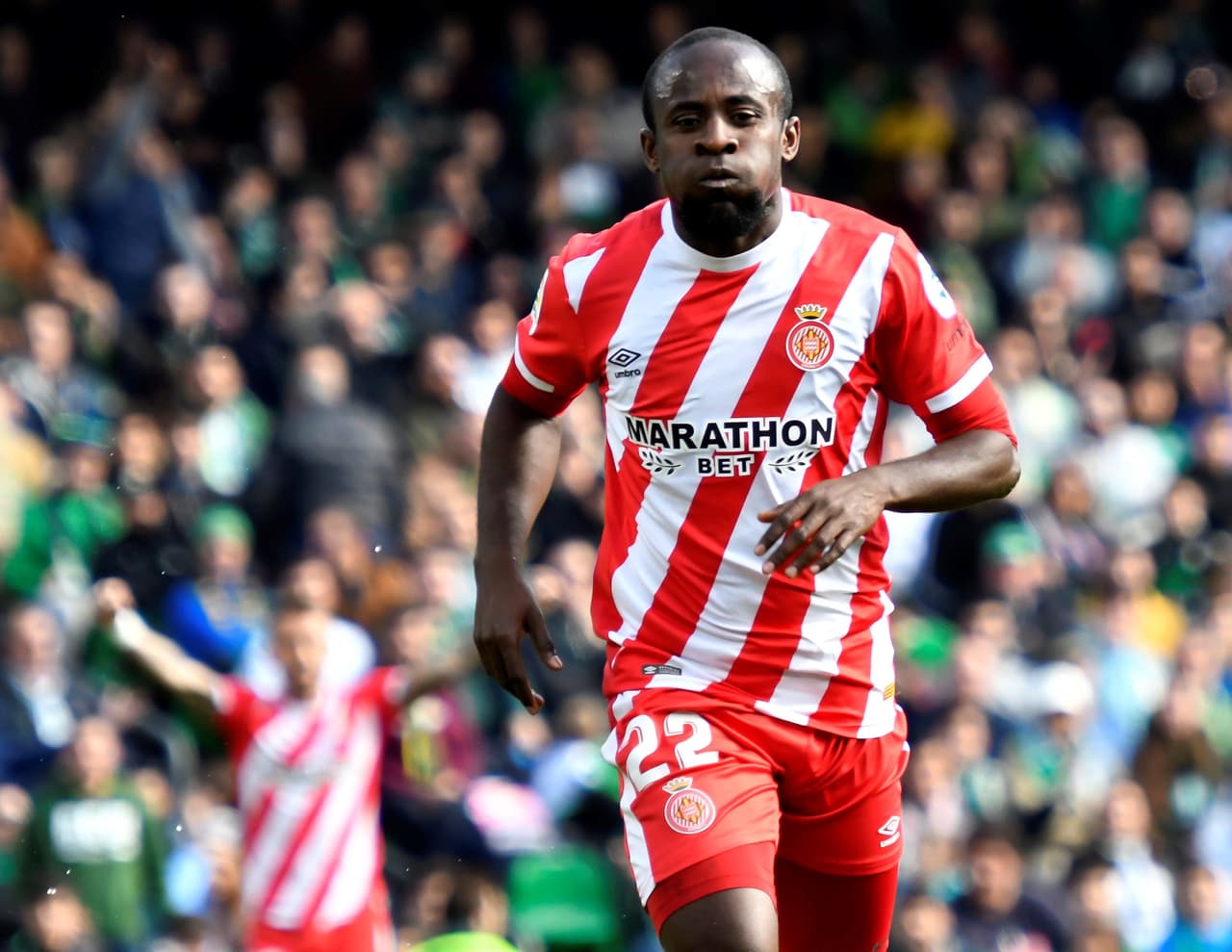 El golpe de Girona llegó al minuto 44 por medio de Seydou Doumbia que marcó, de nuevo con pase de Portu, el 1-2.