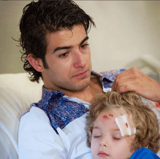 Además de lucir como un galán, conquistó al público por la nobleza de su personaje como papá.