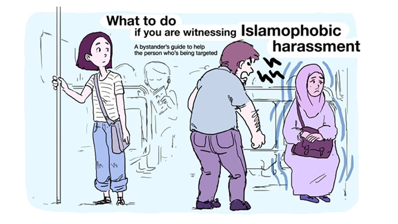 El cómic que enseña cómo intervenir si presencias un ataque racista.