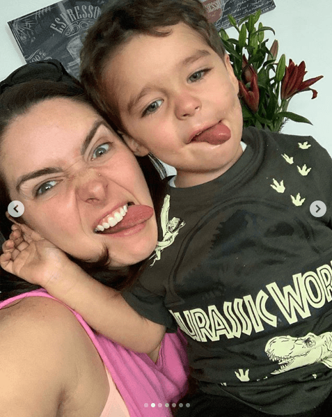 Marcus Ornellas y Ariadne Díaz festejaron con una simpática fiesta este fin de semana el cumpleaños número tres de su pequeño Diego.