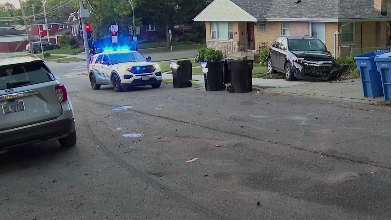 Persecución policial de Indiana termina en choque, en el sur de Chicago