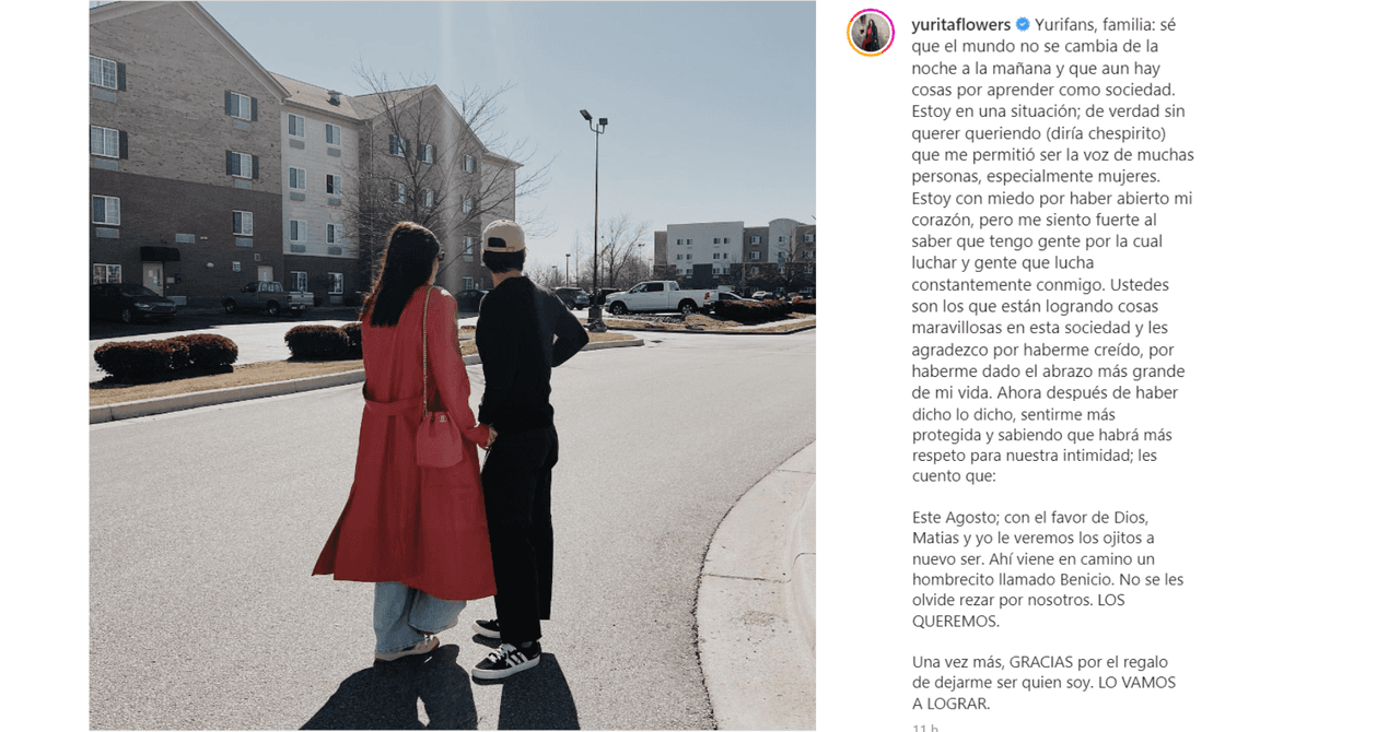 Yuridia anunció su segundo embarazo