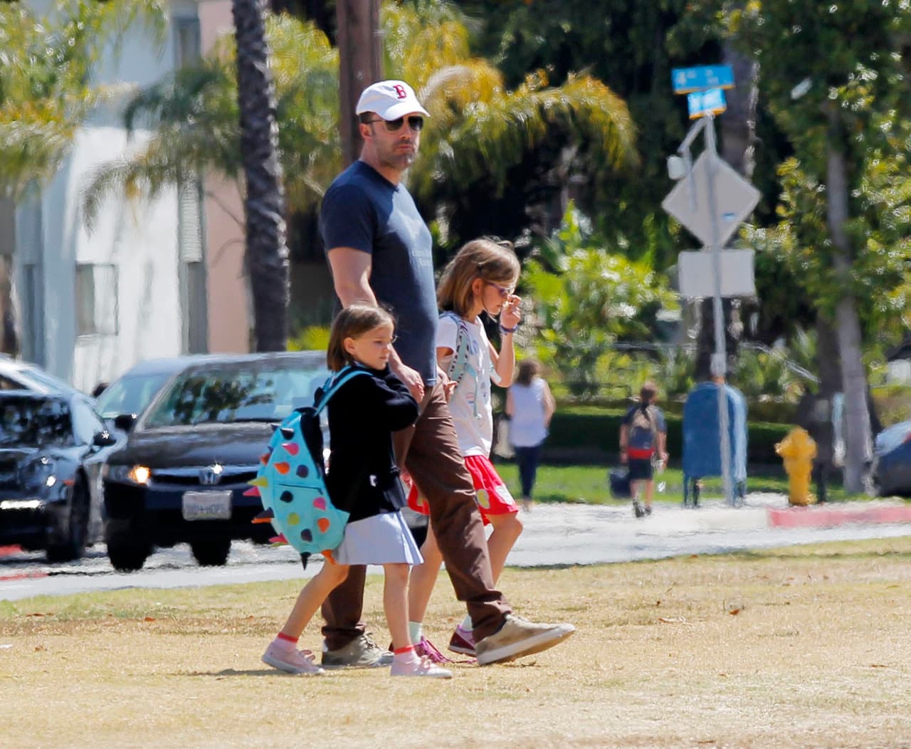 Ben Affleck apareció en las calles de Santa Monica.