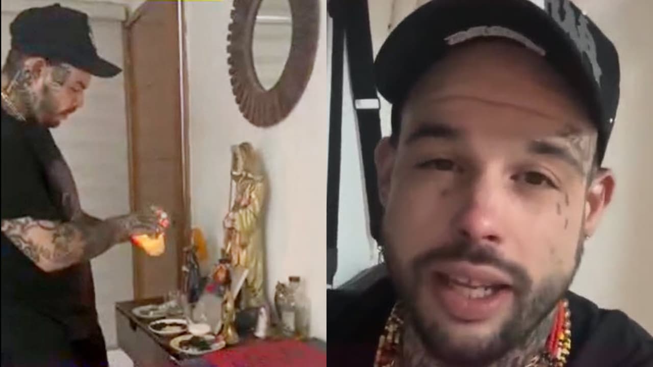 Emiliano, el hijo mayor de Pepe Aguilar, presume su devoción a la Santa Muerte y responde críticas