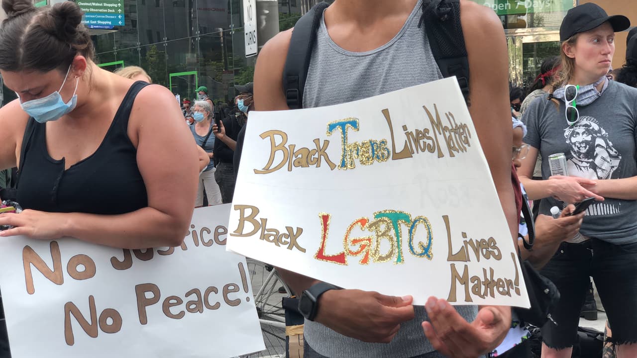 La comunidad LGBTQ también dijo presente.