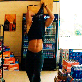 Manganiello se la pasa en el gym.