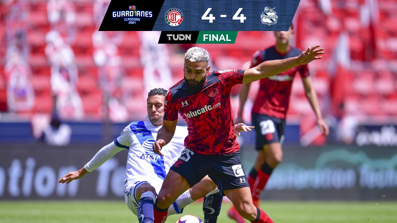 ¿Premier League? Toluca y Puebla dan un partidazo en Liga MX