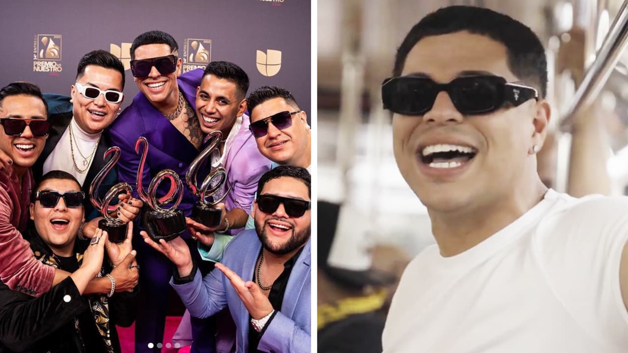 Grupo Firme aprovechó el metro de Nueva York para recordar sus inicios y hasta les dieron dinero