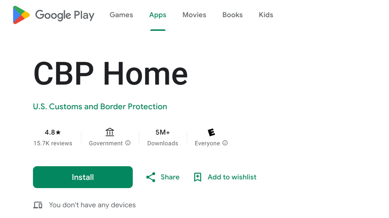 <h2 class="cms-H2-H2"><b>El mensaje enviado promueve la app CBP Home</b></h2>
<br>En el texto, se menciona a la app de CBP Home para que un inmigrante indocumentado salga por su propia cuenta del país. La administración de Trump ha estado promoviendo esta herramienta en varias ocasiones para pedir a las personas que se encuentran en EEUU de forma irregular.