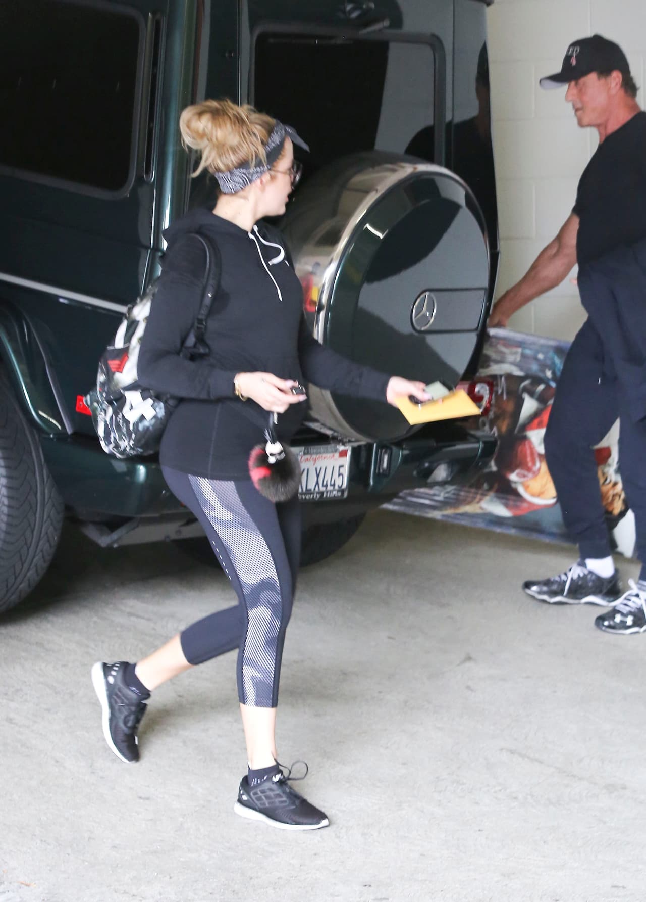 Según reportes, el casual encuentro les dio tiempo hasta de bromear.