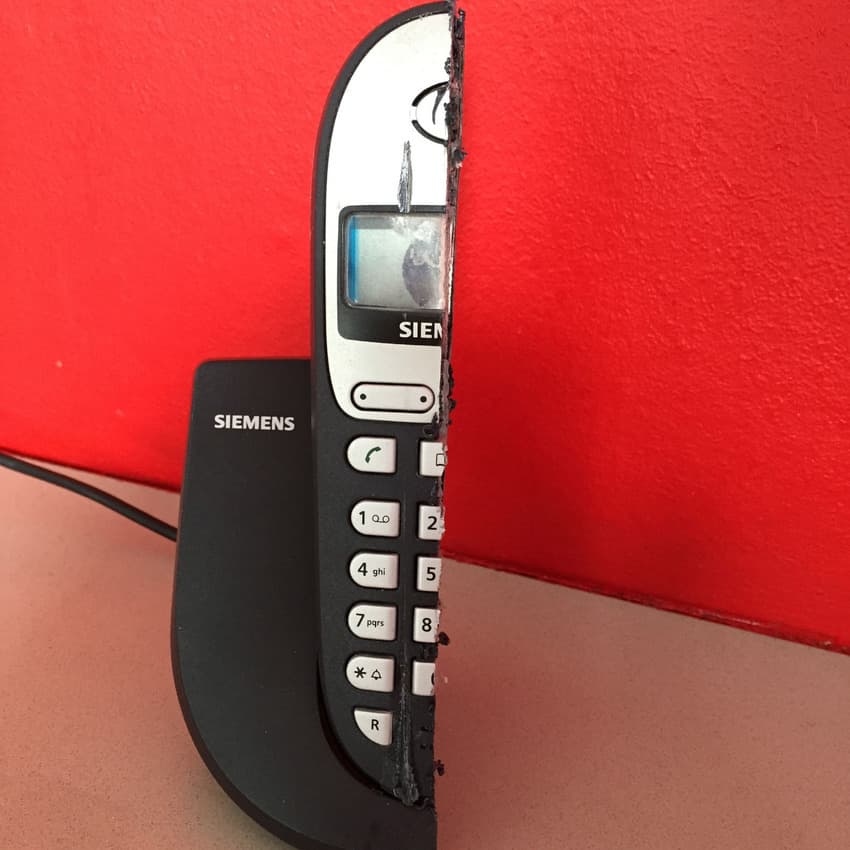 Un hombre de Alemania divide sus pertenencias tras divorcio