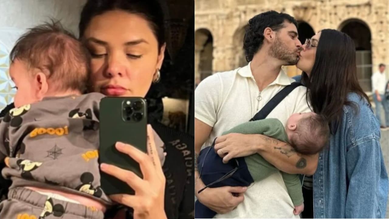 Yuridia presenta a su hijo en concierto: el bebé sufre incidente en el escenario