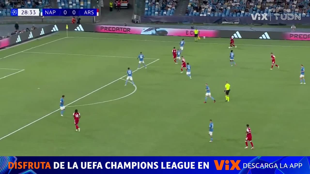 Los Gunners empiezan a aprovechar los espacios y crearon este jugadón