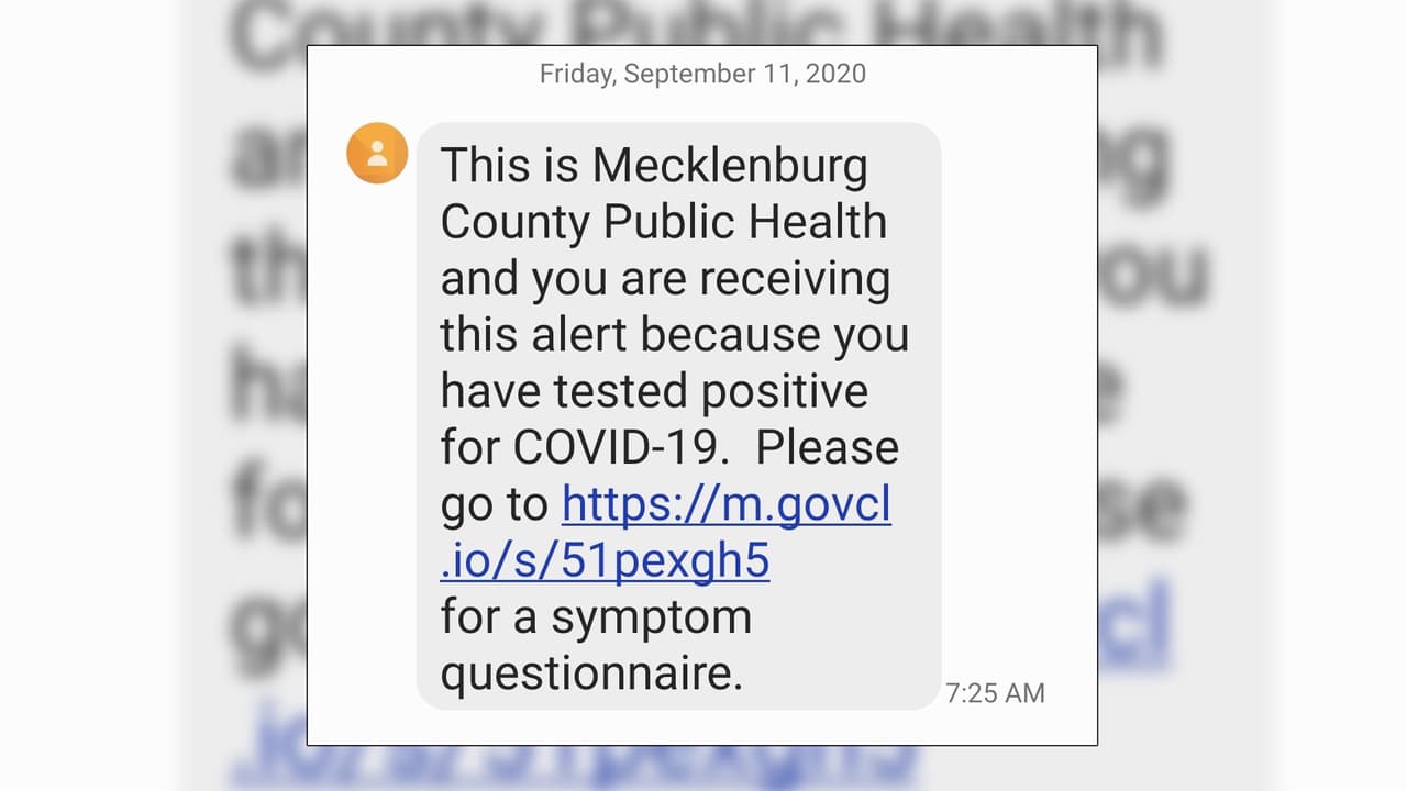 "Has dado positivo por coronavirus", el mensaje enviado por error a unos 7,000 habitantes en Carolina del Norte 