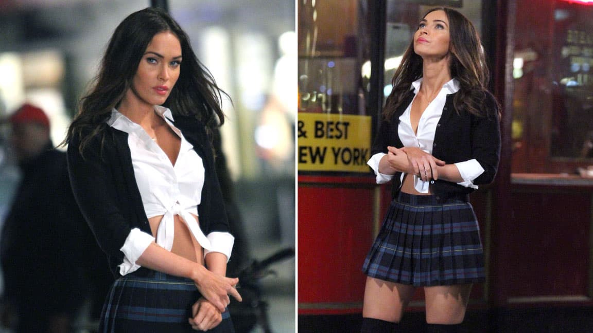 La guapa actriz se encuentra filmando la película 'Teenage Mutant Ninja Turtles 2' y luce súper sexy.