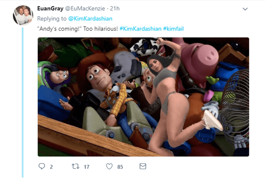 Así respondieron los seguidores de Kardashian.