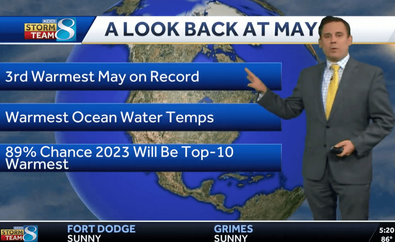 Chris Gloninger, el meteorólogo que abandonó la TV por amenazas tras hablar del cambio climático