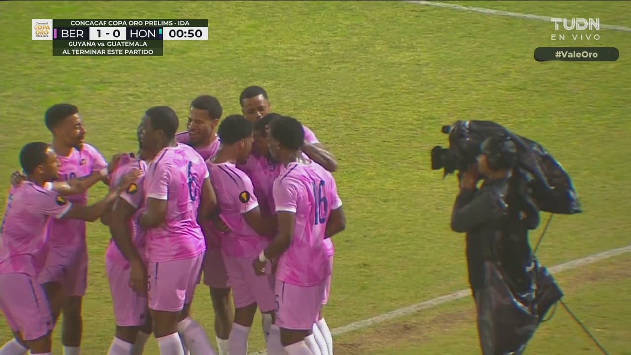 ¡Gol de vestidor! Bermudas abre el marcador a los 35 segundos del partido