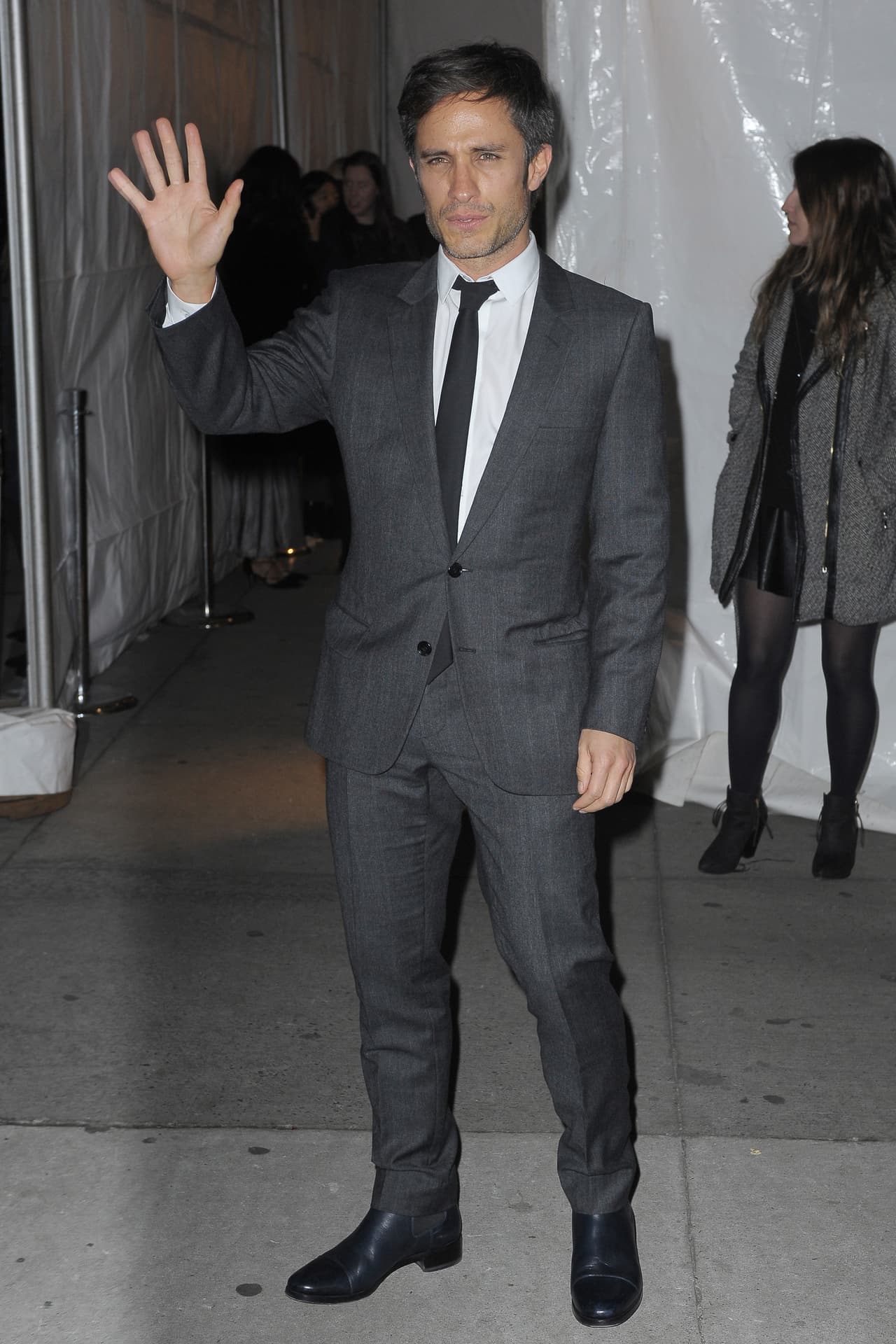 Un saludito a la prensa reunida.