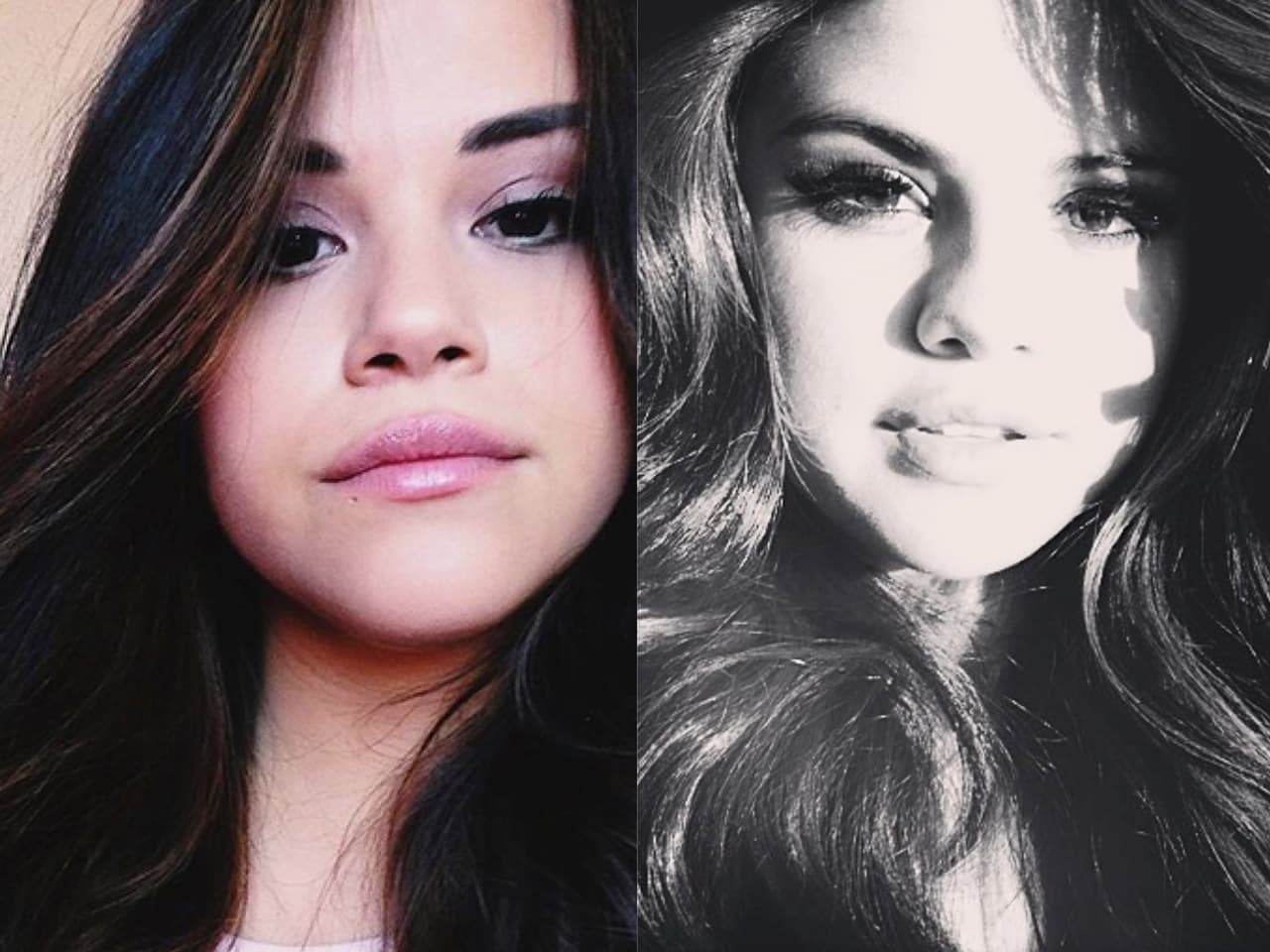 La mexicana le reveló al 
<a href="http://www.eonline.com/news/874052/here-s-why-the-internet-is-freaking-out-over-this-selena-gomez-look-alike">portal de noticias E!</a> que admira a la también productora de la serie ‘13 Reasons Why’.
<br>*A la izquierda, Sofía Solares. A la derecha, Selena Gómez.