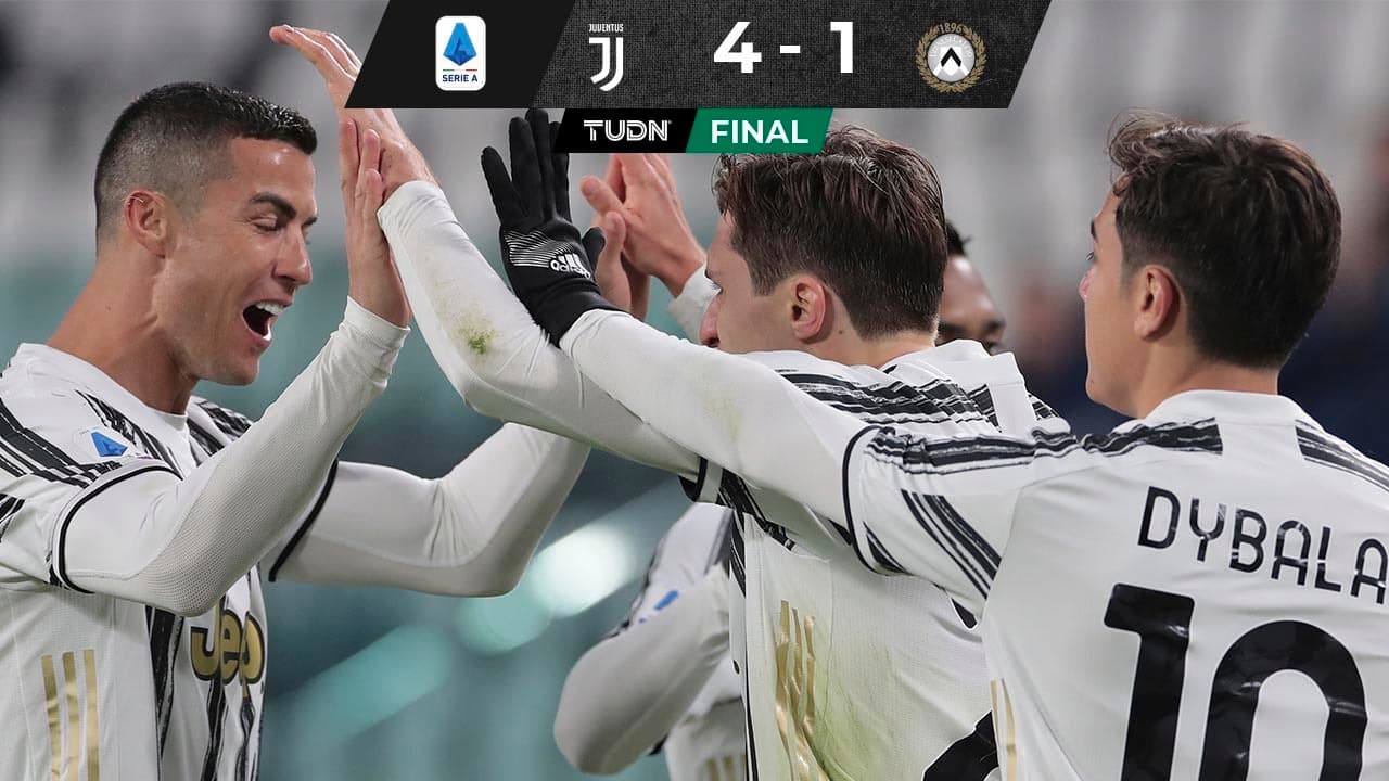 Cristiano Ronaldo marca doblete y la Juventus se mete a puestos europeos