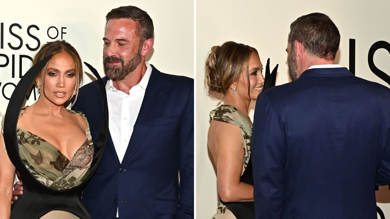JLo y Ben Affleck se reencontraron en una alfombra roja.