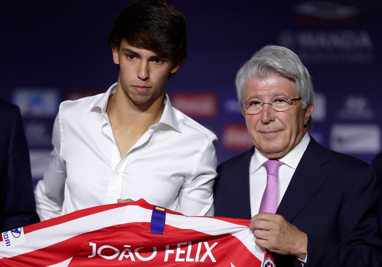 <b>João Félix (2019-2020)</b>
<br>Club de procedencia: Benfica
<br>Destino: Atlético de Madrid
<br>Costo: 126 MDE (millones de euros)