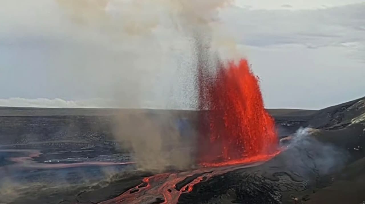 Video: El volcán Kilauea de Hawái entra nuevamente en erupción