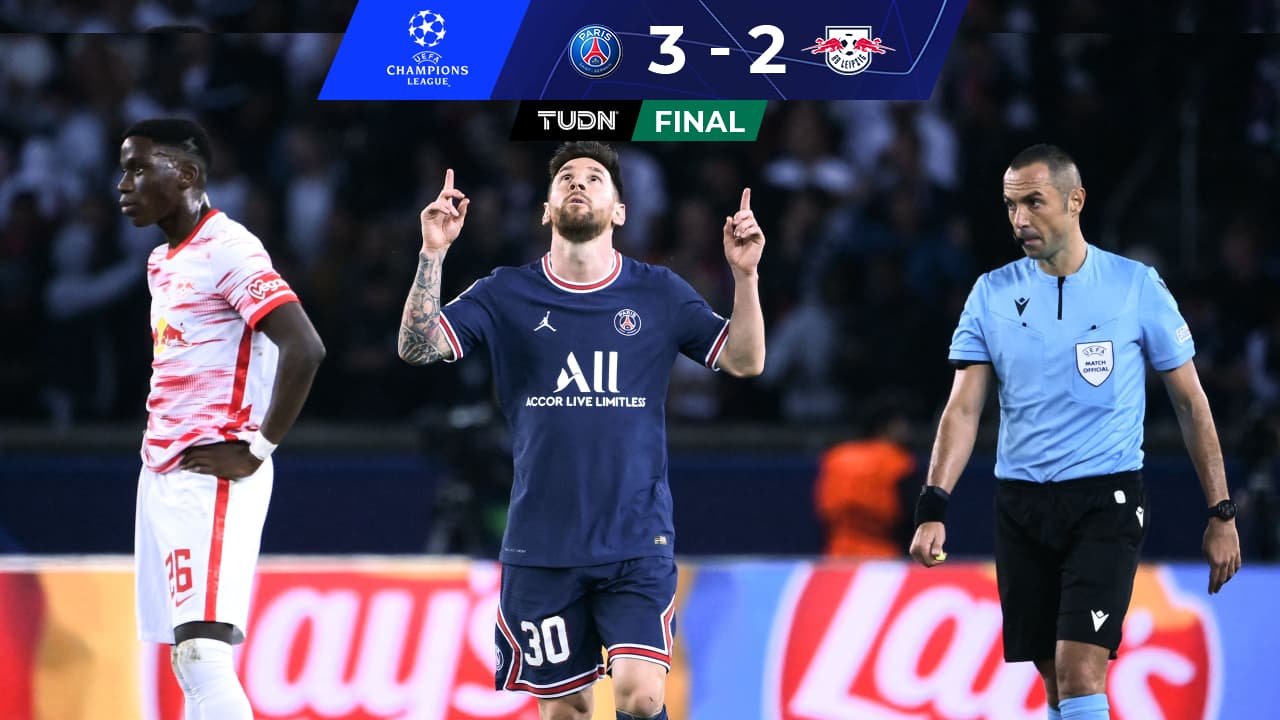 ¡Oh salve Messi! Lio arregló el desastre del PSG ante Leipzig