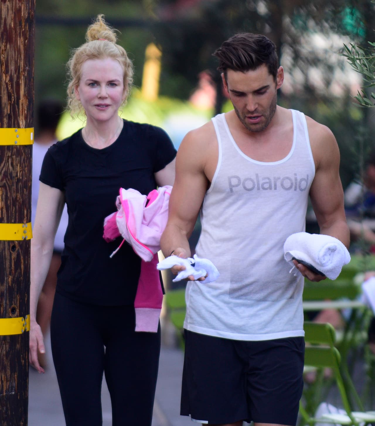 Los paparazzi la captaron saliendo de su clase de spinning.