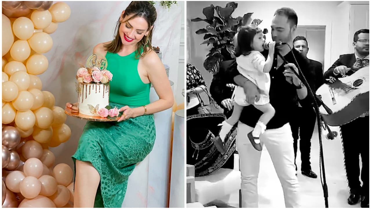 Así fue la fiesta sorpresa de Michelle Galván por su cumpleaños: hasta Megan cantó con los mariachis
