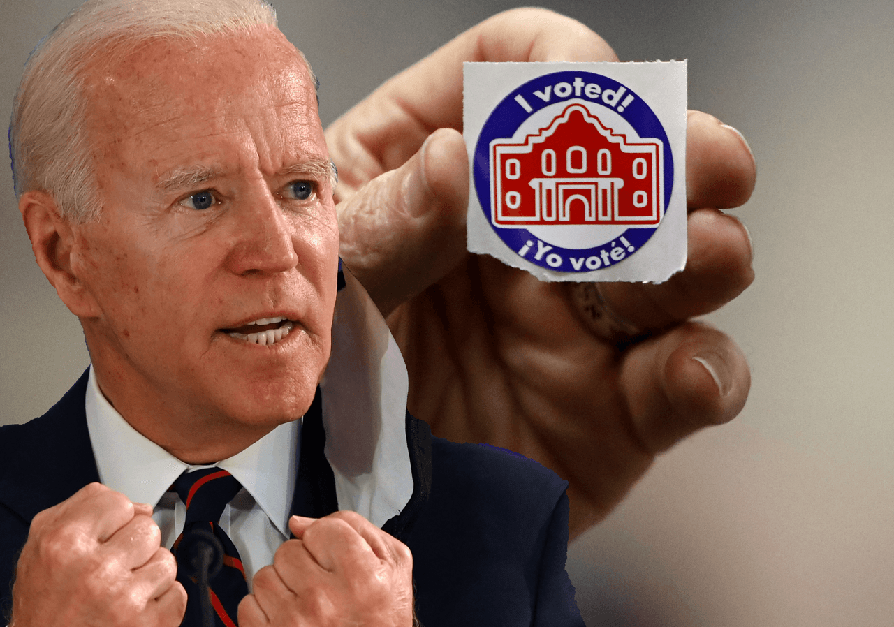 Biden adelanta en el voto hispano en Texas, pero aún está por debajo de Clinton en 2016