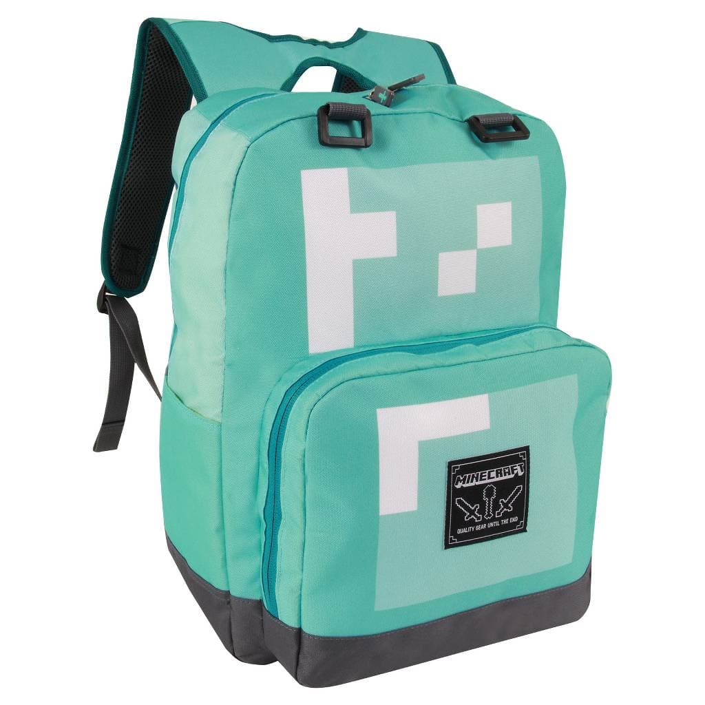 Minecrafts fans también tienen una gran oferta en diseños de mochilas. (26.99 dólares en Target)