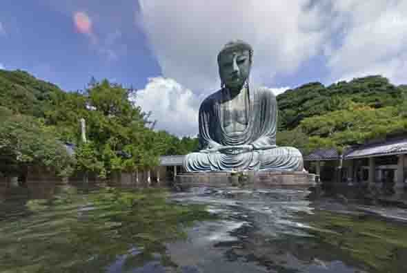 Una imagen del Buda gigante de la ciudad de Kamakura, situada en Kanagawa, Japón, al suroeste de Tokio. Foto tomada del sitio worldunderwater.org.