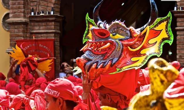 Exhibición de los Diablos Danzantes de Yare en Gilbert 