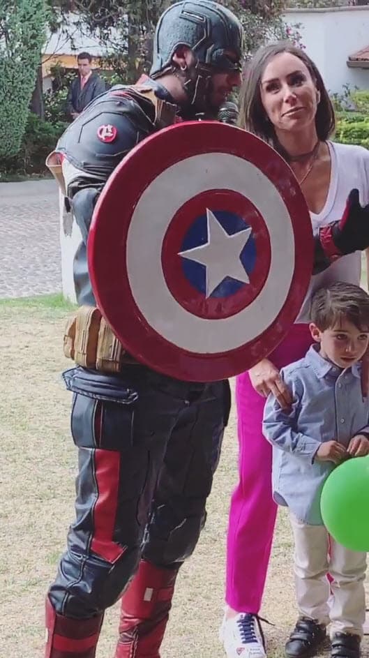La temática de la fiesta fue de superhéroes, sin embargo, hubo una gran sorpresa.