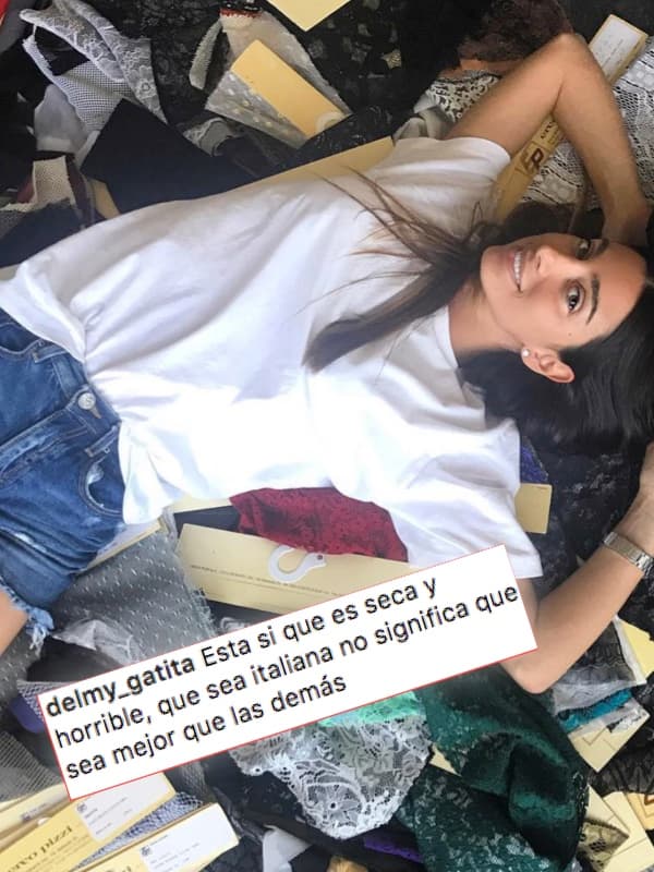 La diseñadora debutó como modelo en las pasarelas de Milán y Paris.