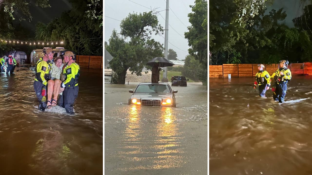 <b><a href="https://www.univision.com/local/san-antonio-kwex/pronostico-tiempo-partido-tormentas-tiempo-severo-inundaciones-san-antonio-austin-texas-fotos">Las fuertes lluvias registradas en el centro de Texas</a></b> durante la noche del sábado y la madrugada del domingo provocaron 
<b>inundaciones repentinas que dejaron al menos nueve personas rescatadas o evacuadas</b>, según las autoridades. 
<br>
<br>Equipos de emergencia respondieron a múltiples incidentes relacionados con el 
<b>rápido aumento del nivel del agua en varios condados</b>, mientras carreteras, negocios y vehículos resultaron afectados por la lluvia.