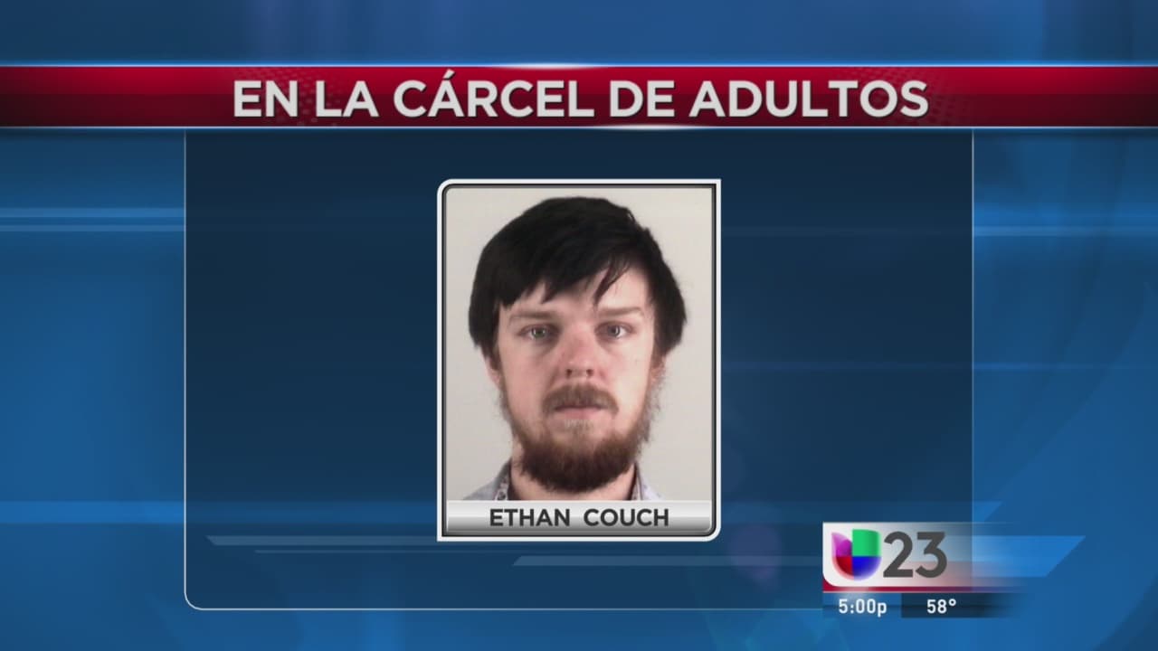 Couch, el joven ''affluenza'', es trasladado a una cárcel para adultos