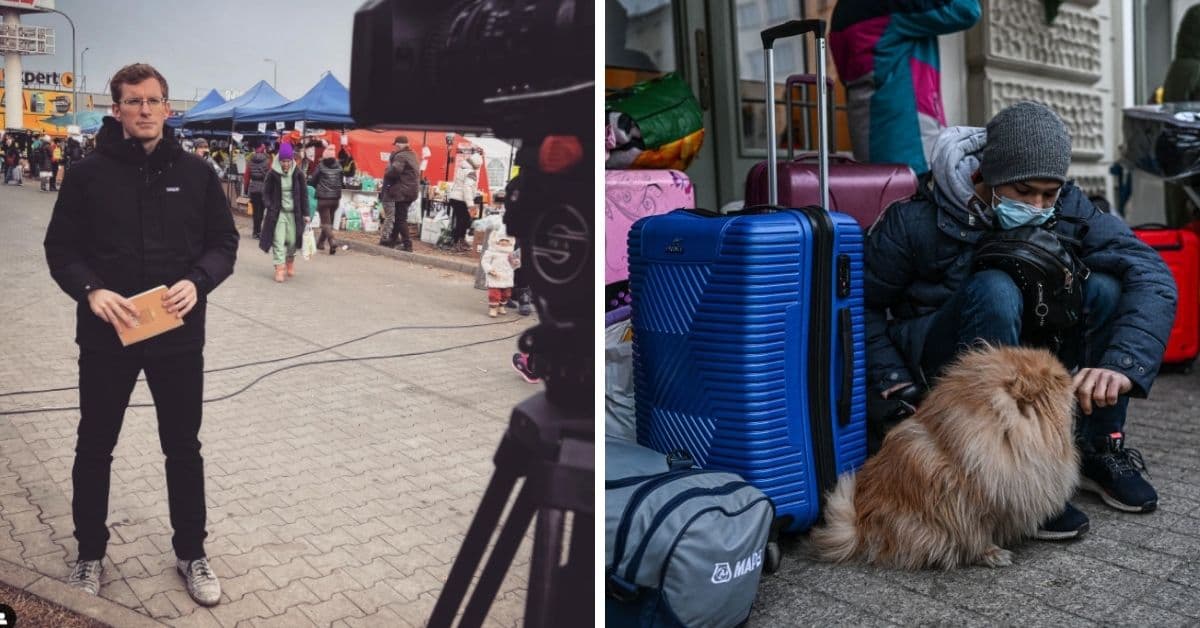 Reportero se hizo viral en redes sociales por cubrir la guerra de Rusia y Ucrania en 6 idiomas