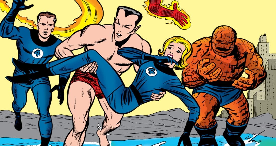 Namor con los Fantastic Four
