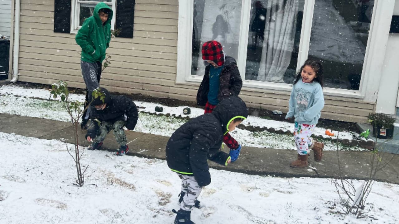 Si hay alguien que disfruta la llegada de la nieve, esos son los niños, como nos comparte Luis Panameno.