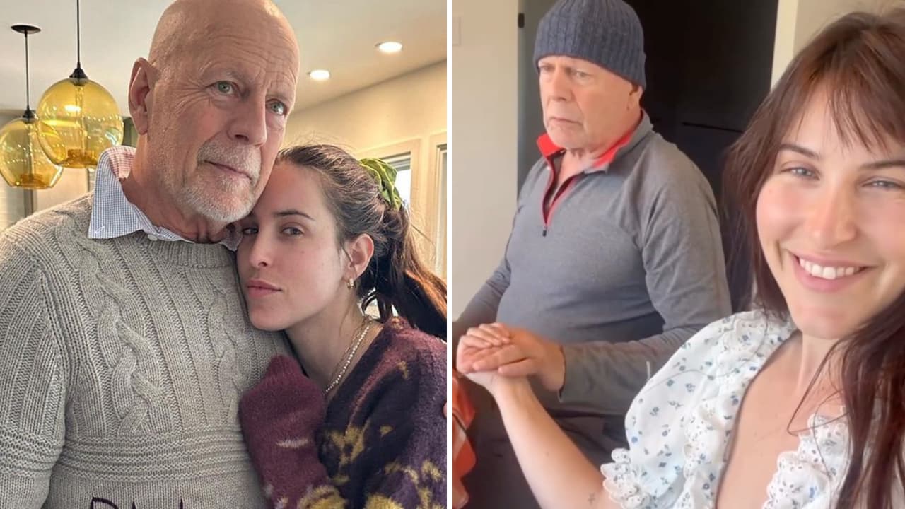 Bruce Willis reaparece en redes y el tierno video con su hija conmueve a sus fans