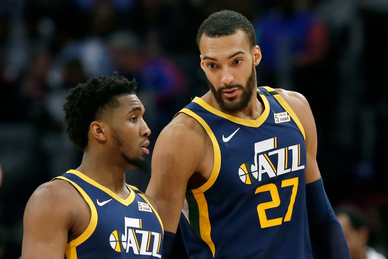 Reporte: relación entre Rudy Gobert y Donovan Mitchel "insalvable"